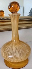 Glass decanter white for sale  BEXLEYHEATH