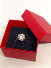 Anello solitario carati usato  Roma