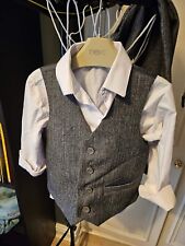 Boys grey waistcoat for sale  WAKEFIELD