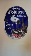 Plaque émaillée potasse d'occasion  Morestel