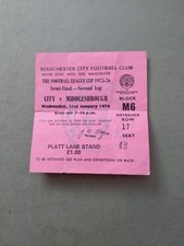 Manchester city middlesbrough for sale  STOCKTON-ON-TEES