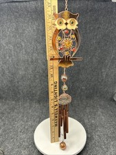 Owl windchime stained for sale  Spokane