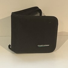 Estojo/suporte Case Logic preto náilon CD/DVD, usado comprar usado  Enviando para Brazil