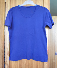 Shirt lila ausschnitt gebraucht kaufen  Effeltrich