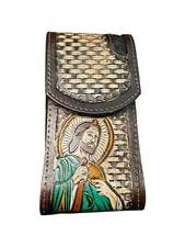 Funda Celular Vaquera San Judas Funda Telefono De Piel Porta Celular San Judas, usado comprar usado  Enviando para Brazil