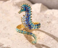 Ring fingerring seepferdchen gebraucht kaufen  Gablingen