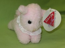 VINTAGE Dakin 1993 Baby Things CORDEIRO ROSA 40290 Lambies CHOCALHO DE PELÚCIA Ovelha com Etiqueta, usado comprar usado  Enviando para Brazil