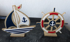 Segelschiff weiß blau gebraucht kaufen  Bremerhaven