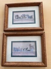 Pair vintage framed for sale  Exeter
