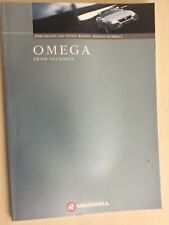 Vauxhall omega brochure for sale  WEYMOUTH