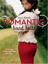ROMANTIC HAND KNITS: 26 FLIRTATIOUS DESIGNS THAT FLATTER By Annie Modesitt *VG+* segunda mano  Embacar hacia Mexico