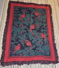 Antigo Cobertor Pássaros Tapeçaria Timberlake Sofá 45x60” CottageCore Vermelho Cardinal comprar usado Antigo Cobertor Pássaros Tapeçaria Timberlake Sofá 45x60” CottageCore Vermelho Cardinal comprar usado  Enviando para Brazil