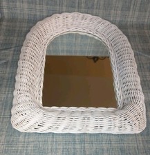 Wicker mirror white for sale  Gold Canyon