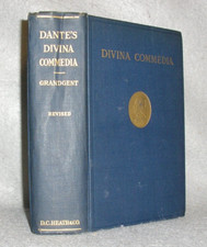 Antique Divine Comedy Book Italian Edition w/English Notes Dante Grandgent 1933 comprar usado  Enviando para Brazil