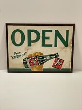 Vintage 7up open for sale  Plymouth