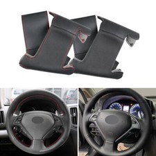 Capa de couro para costura de volante de carro Infiniti G37 G35 G25 EX35 EX25 EX37 comprar usado  Enviando para Brazil