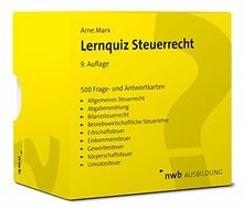 Lernquiz steuerrecht 500 gebraucht kaufen  Berlin