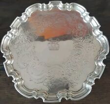 Fine silver salver for sale  LLANELLI
