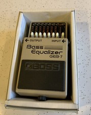 Pedal de efeitos equalizador de graves vintage Boss GEB-7 comprar usado  Enviando para Brazil
