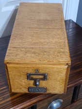 Vintage oak library for sale  HEREFORD