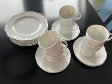 Teiliges weißes kaffeegeschir gebraucht kaufen  Bramsche