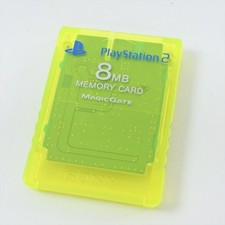 Cartão de memória oficial Sony PS2 AMARELO LIMÃO 8MB tamanho médio na China Playstation 2 2855 comprar usado  Enviando para Brazil