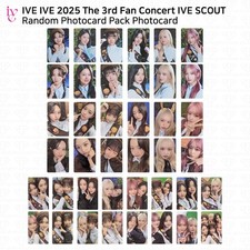 Cartão fotográfico IVE 2025 The 3rd Fan Concert IVE SCOUT oficial MD aleatório pacote KPOP comprar usado  Enviando para Brazil