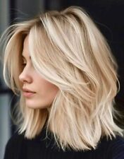 Perucas curtas Bob Ombre cabelo humano loiro frente de renda cabelo liso 13x4 pré-arrancado, usado comprar usado  Enviando para Brazil