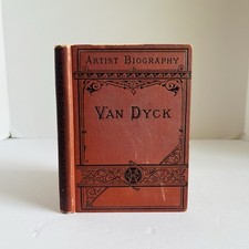 Antique 1878 HC Book "Artist Biography Van Dyck" 4 1/2" x 6" Art History segunda mano  Embacar hacia Mexico