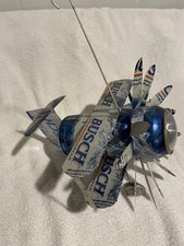 Lata de cerveja Busch vintage feita à mão bi-plano decorações penduradas Mancave comprar usado  Enviando para Brazil