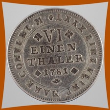 Thaler 1781 deutschland gebraucht kaufen  Aachen