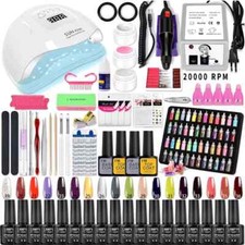 Conjunto de manicure kit de gel profissional para unhas com lâmpada LED UV conjunto de esmalte em gel mergulhar, usado comprar usado Conjunto de manicure kit de gel profissional para unhas com lâmpada LED UV conjunto de esmalte em gel mergulhar, usado comprar usado  Enviando para Brazil