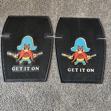 Usado, Tapetes de assoalho vintage Yosemite Sam Old School Hot Rod borracha caminhão lama coloque comprar usado  Enviando para Brazil