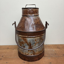 Small galvanised milk for sale  STONE