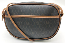 Auténtico bolso de hombro Christian Dior nido de abeja PVC negro NS010248 segunda mano  Embacar hacia Argentina