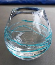 Handmade glass vase for sale  SWADLINCOTE