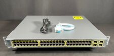 Switch Gigabit Cisco Catalyst WS-C3750G-48TS-S 48 Portas 10/100/1000T - Frete Rápido, usado comprar usado  Enviando para Brazil