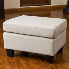 Fabric ottoman beige for sale  Los Angeles