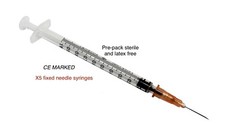 Syringes fixed stainless for sale  DERBY