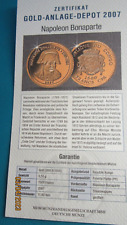 Goldmünze napoleon bonaparte gebraucht kaufen  Elz