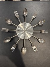 spoon fork clock for sale  San Leandro