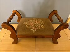 Vintage needlepoint footstool for sale  Katonah