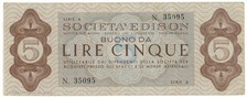 Lire società edison usato  Pignataro Maggiore