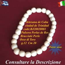 Bracciale perle osso usato  Catania