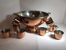 Copper punch bowl for sale  Houston