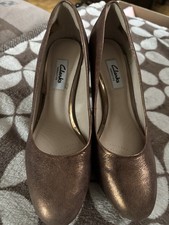 Clarks damenschuhe bronzefarbi gebraucht kaufen  Berlin