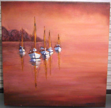 Original sailboats seascape for sale  Huguenot