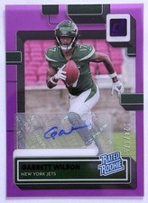 2022 Garrett Wilson Rated Rookie Purple Auto No. 56 124/175, usado comprar usado  Enviando para Brazil