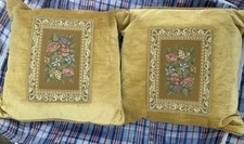 Vintage cushions gold for sale  DOWNHAM MARKET