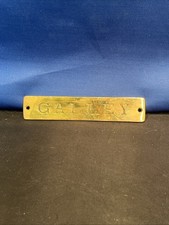 Brass engraved galley for sale  Glastonbury